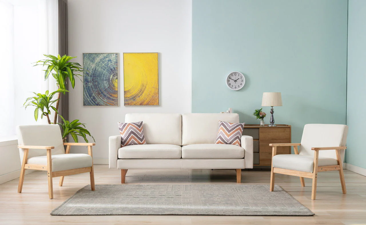 Bahamas - Sofa Set With 2 Throw Pillows - Image 2