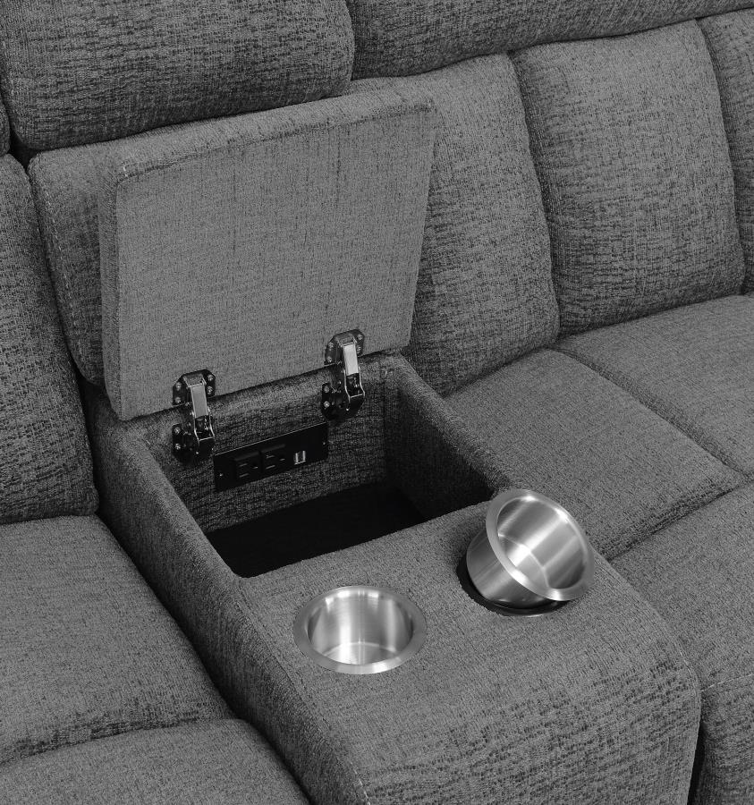 Bahrain - Upholstered Motion Loveseat - Image 11