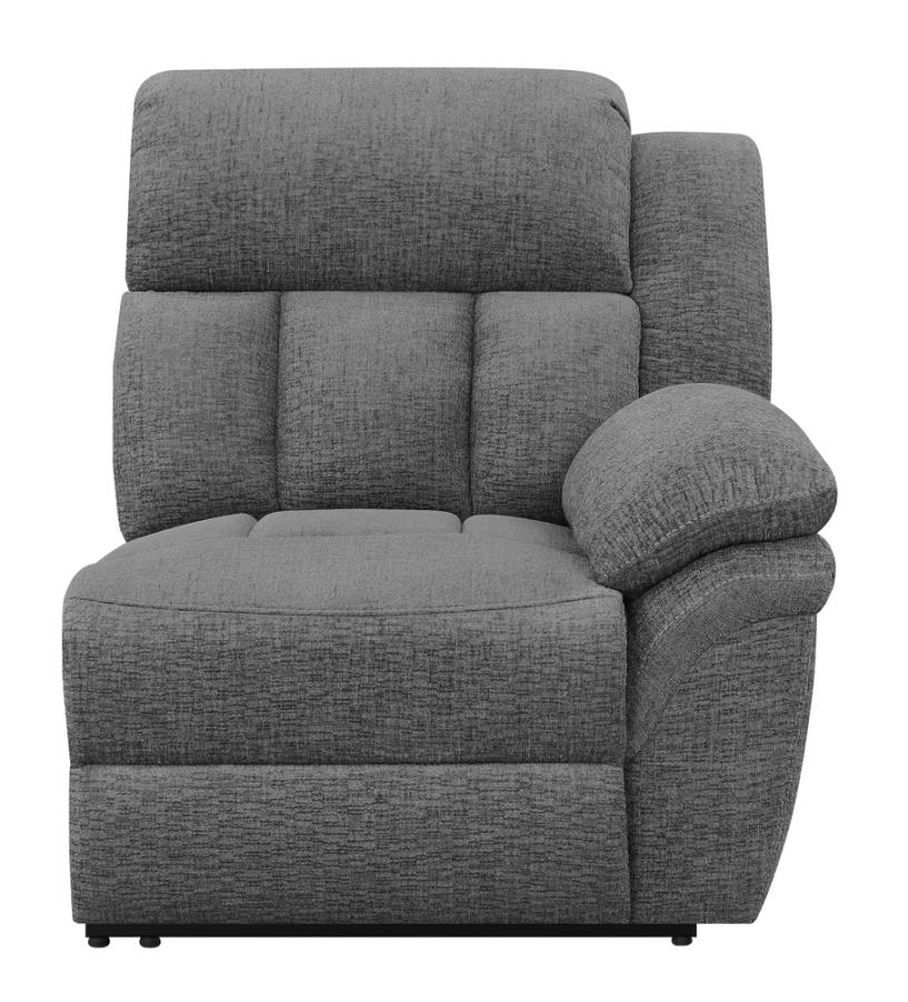 Bahrain Upholstered Sectional Piece Charcoal - Image 14