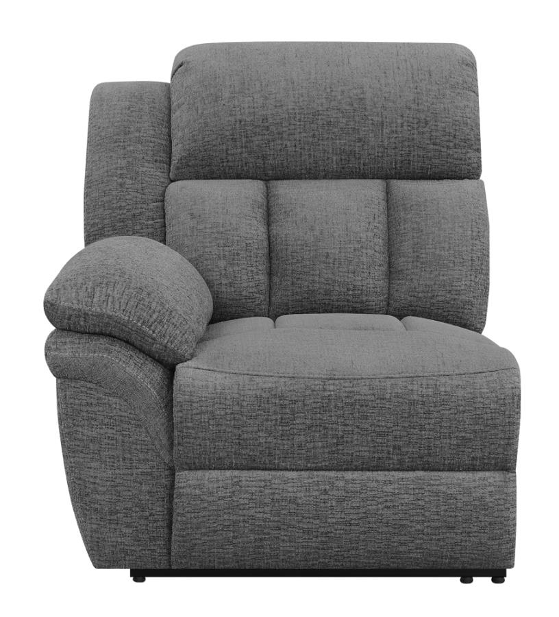 Bahrain Upholstered Sectional Piece Charcoal - Image 16