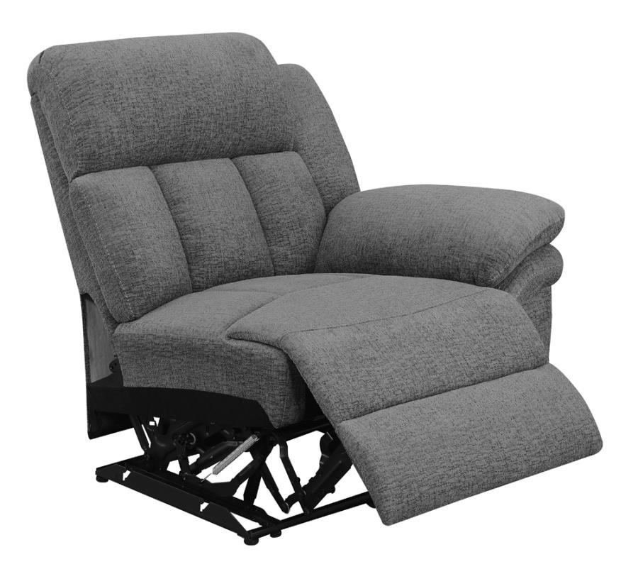 Bahrain Upholstered Sectional Piece Charcoal - Image 32