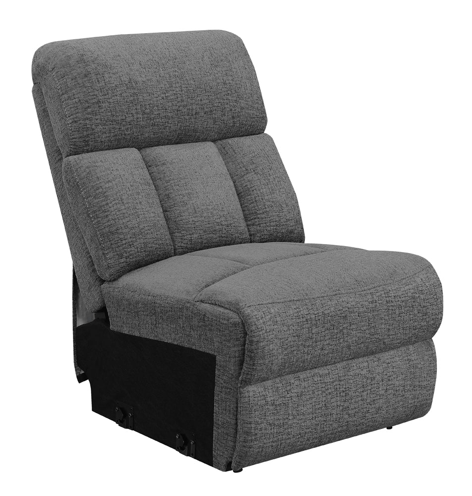 Bahrain Upholstered Sectional Piece Charcoal - Image 36