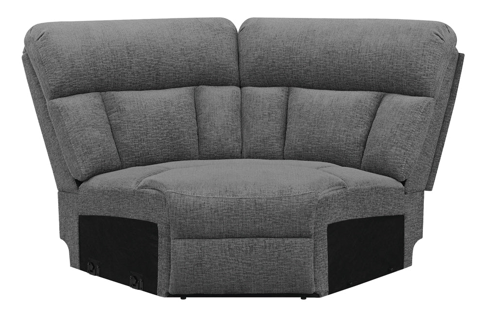 Bahrain Upholstered Sectional Piece Charcoal - Image 43