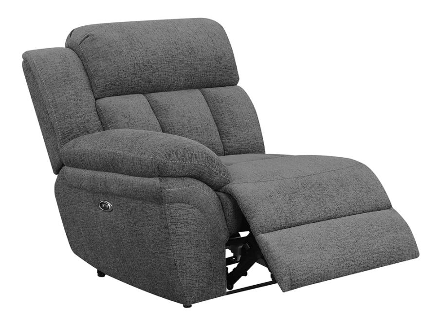 Bahrain Upholstered Sectional Piece Charcoal - Image 5