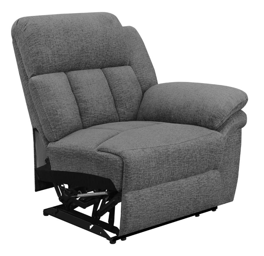 Bahrain Upholstered Sectional Piece Charcoal - Image 6
