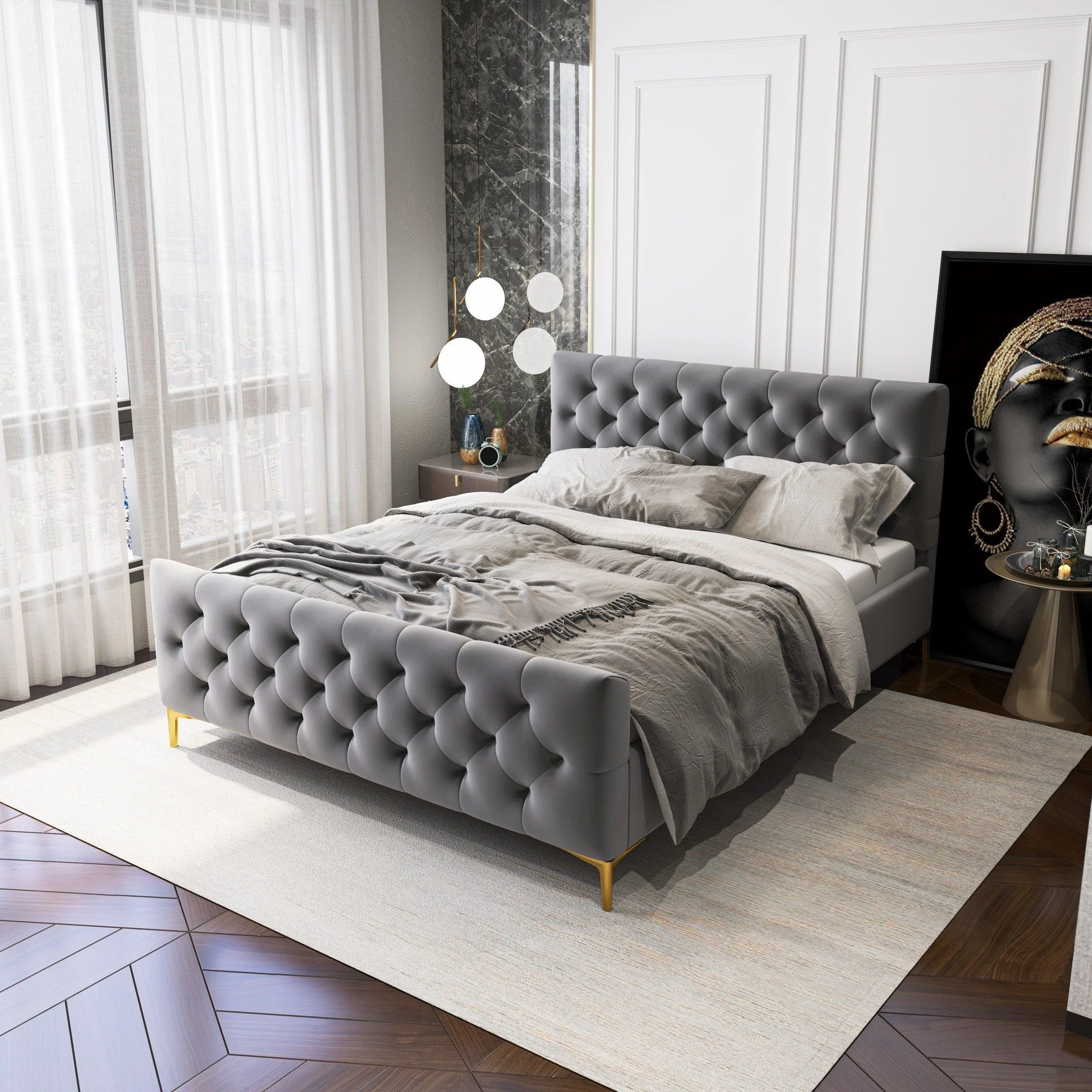 Bailey - Elegant Design Bed - Image 4