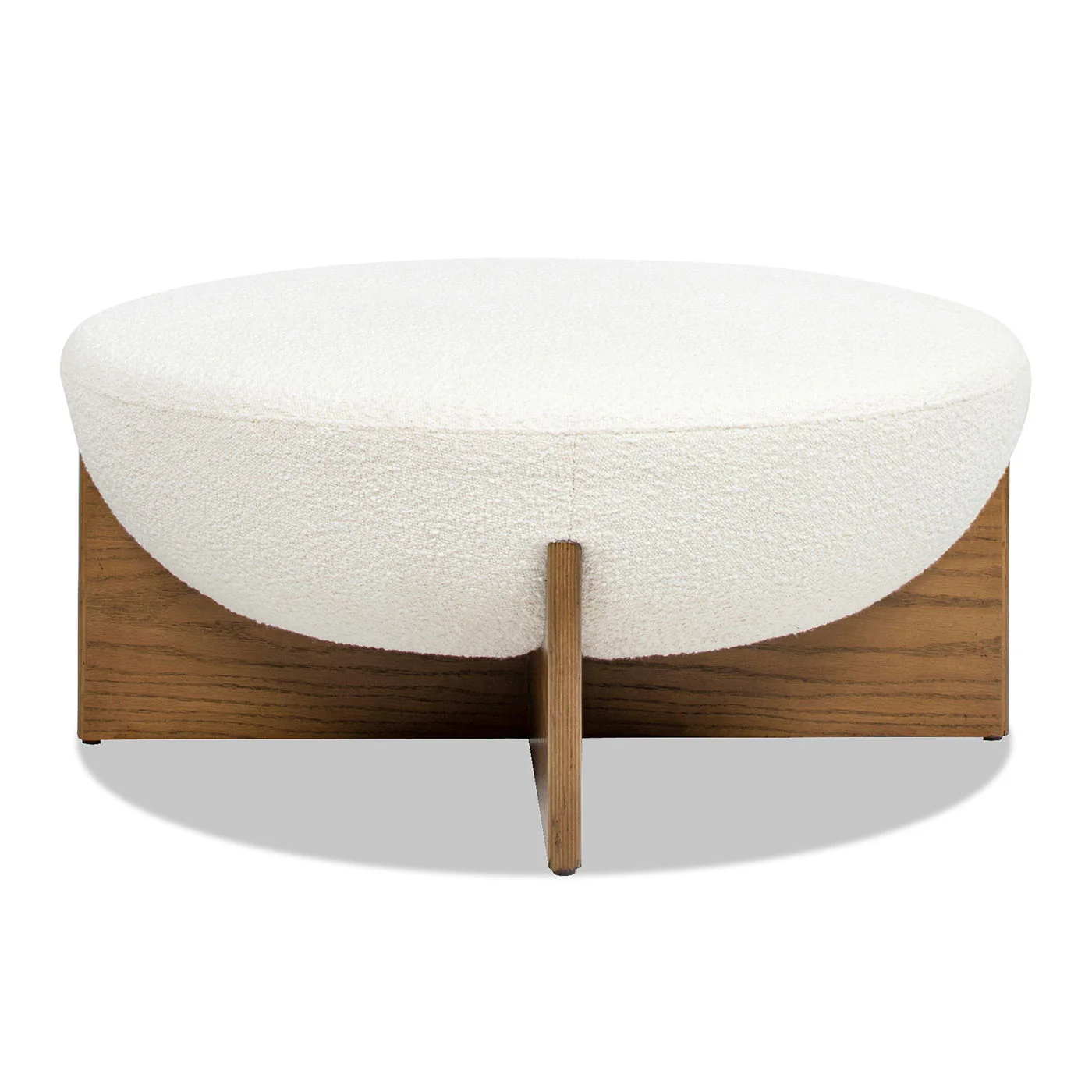 Bali - Round Upholstered Ottoman - Image 3