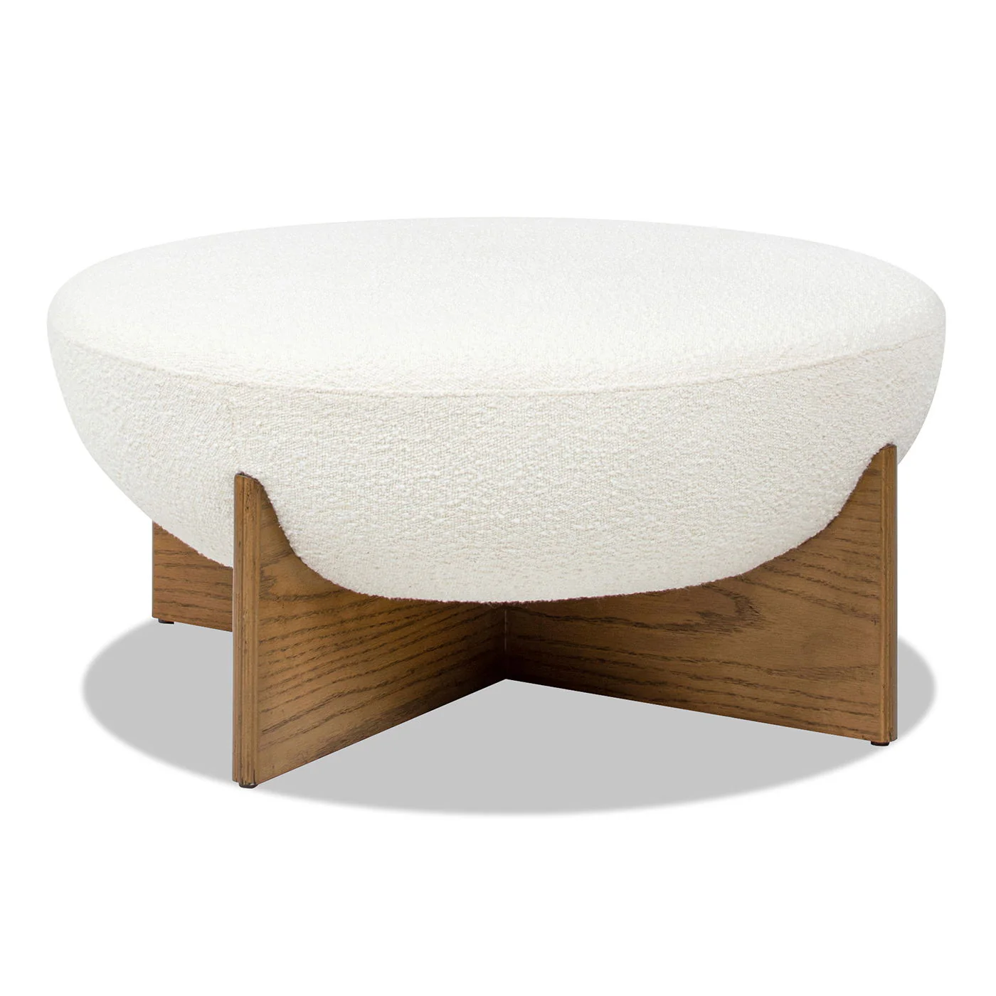 Bali - Round Upholstered Ottoman - Image 4