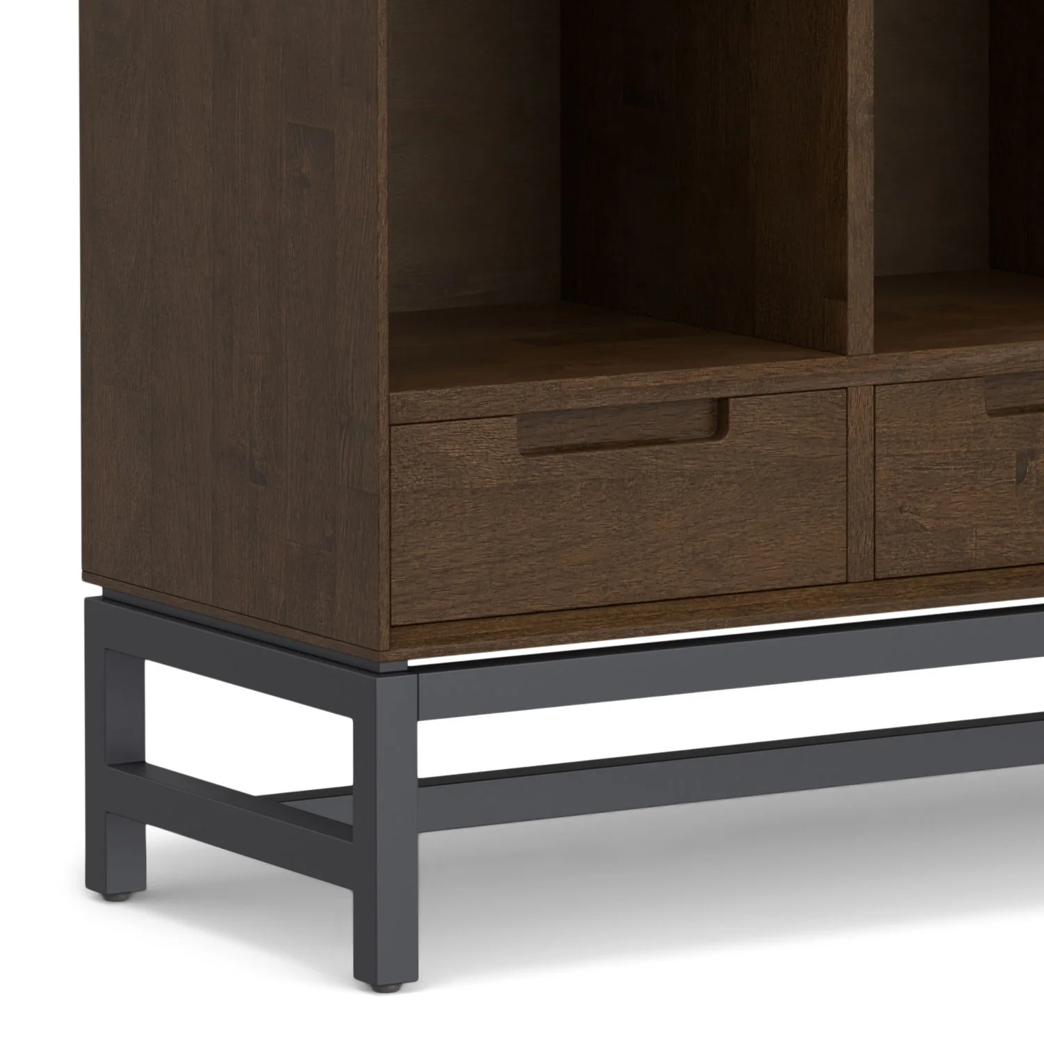 Banting - 9 Cube Bookcase With Drawers - Walnut Brown - Image 9
