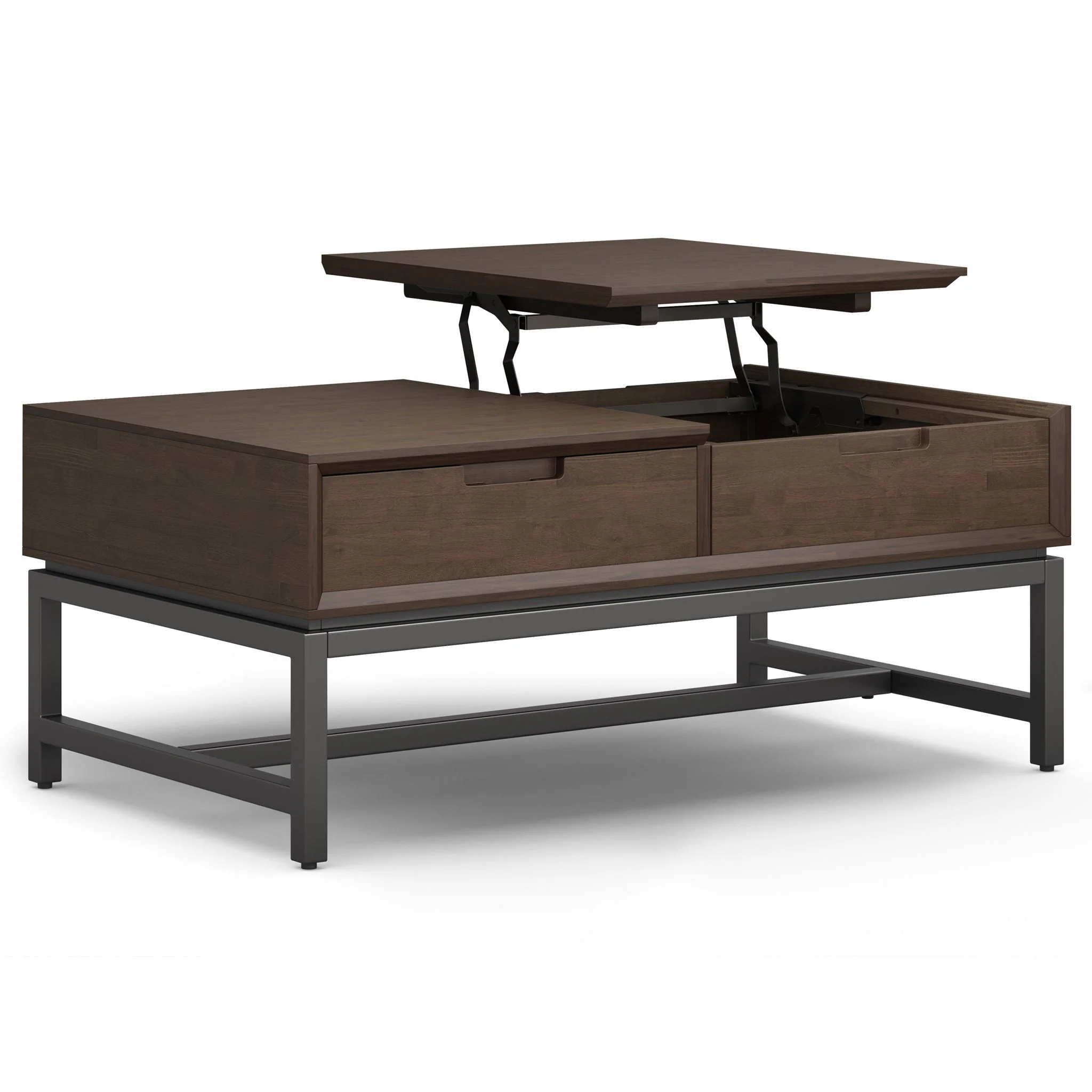 Banting - Lift Top Coffee Table - Walnut Brown - Image 6