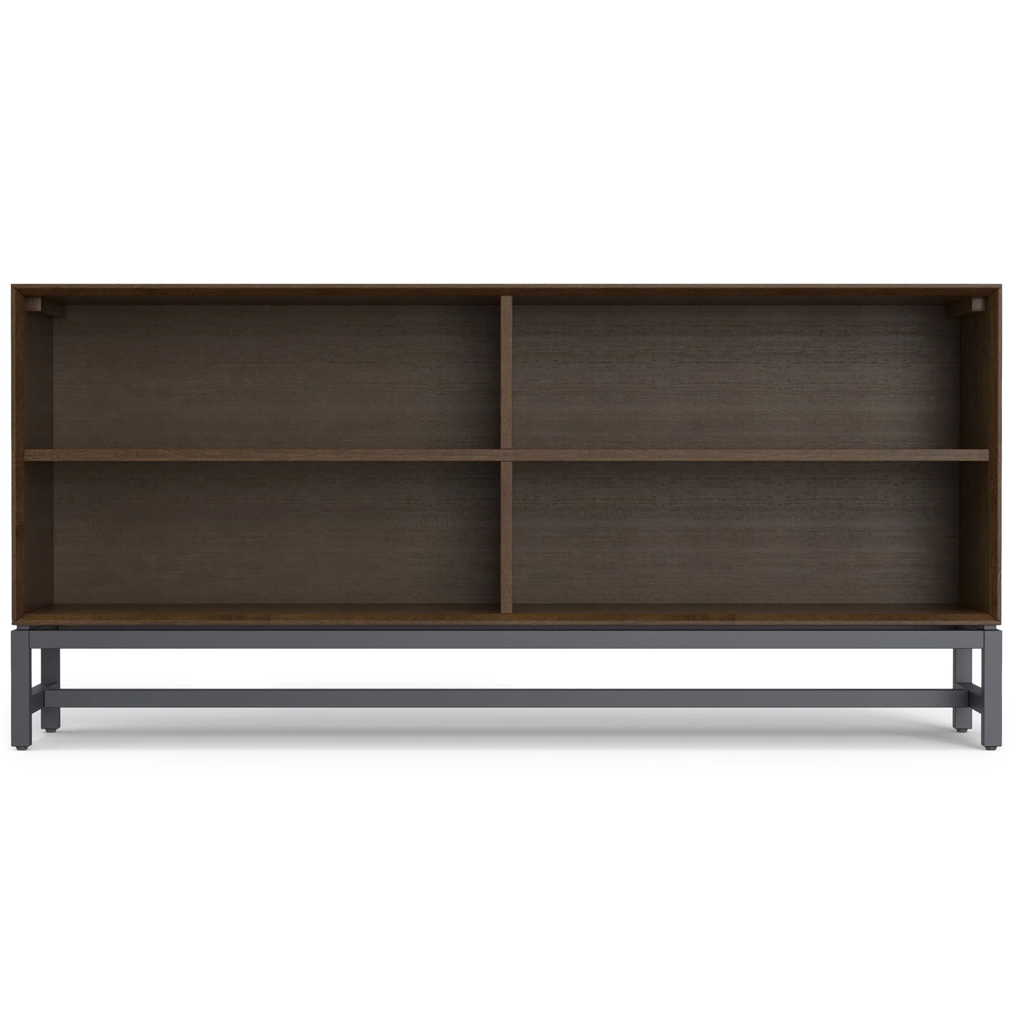 Banting - Low Wide Bookcase - Walnut Brown - Image 11
