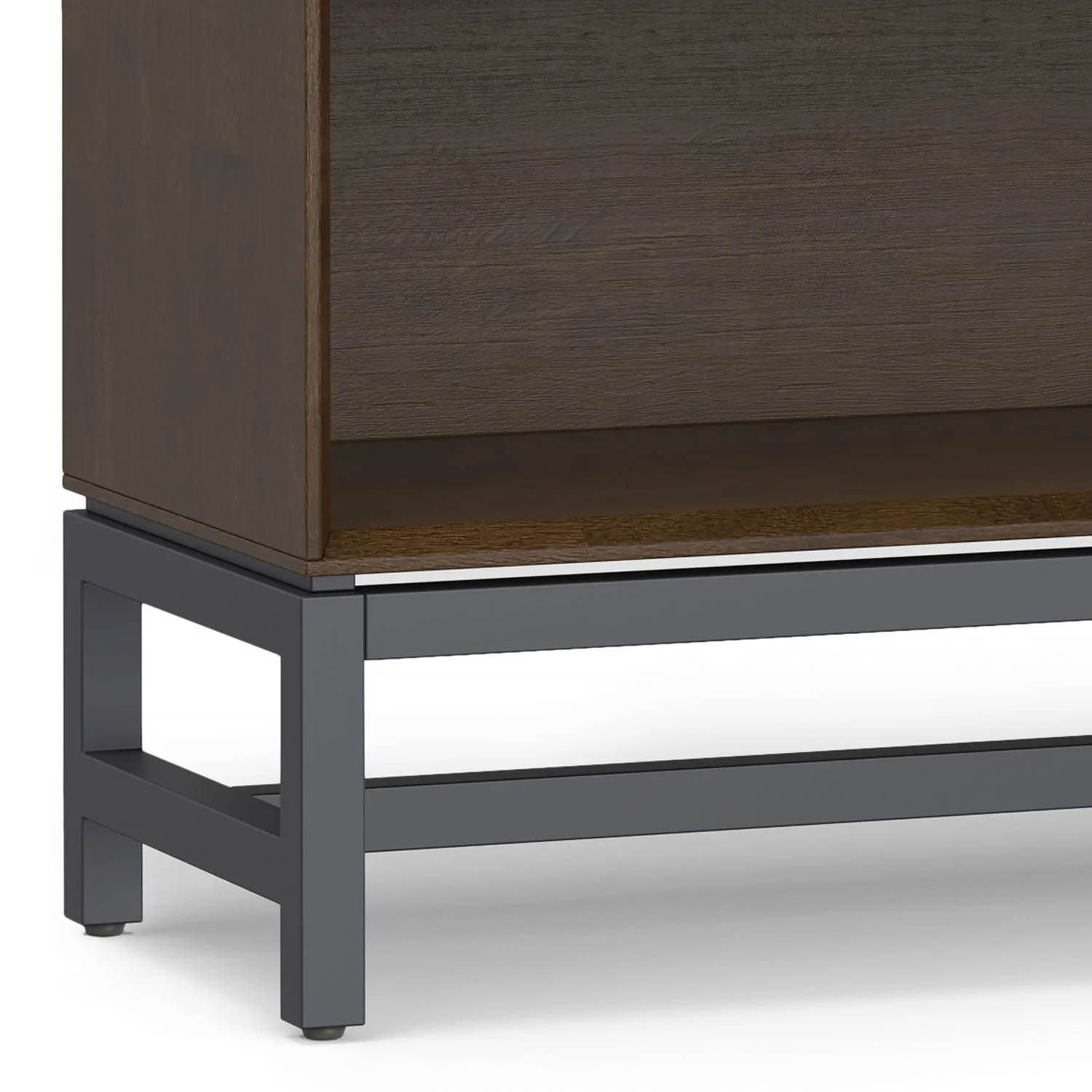 Banting - Low Wide Bookcase - Walnut Brown - Image 9