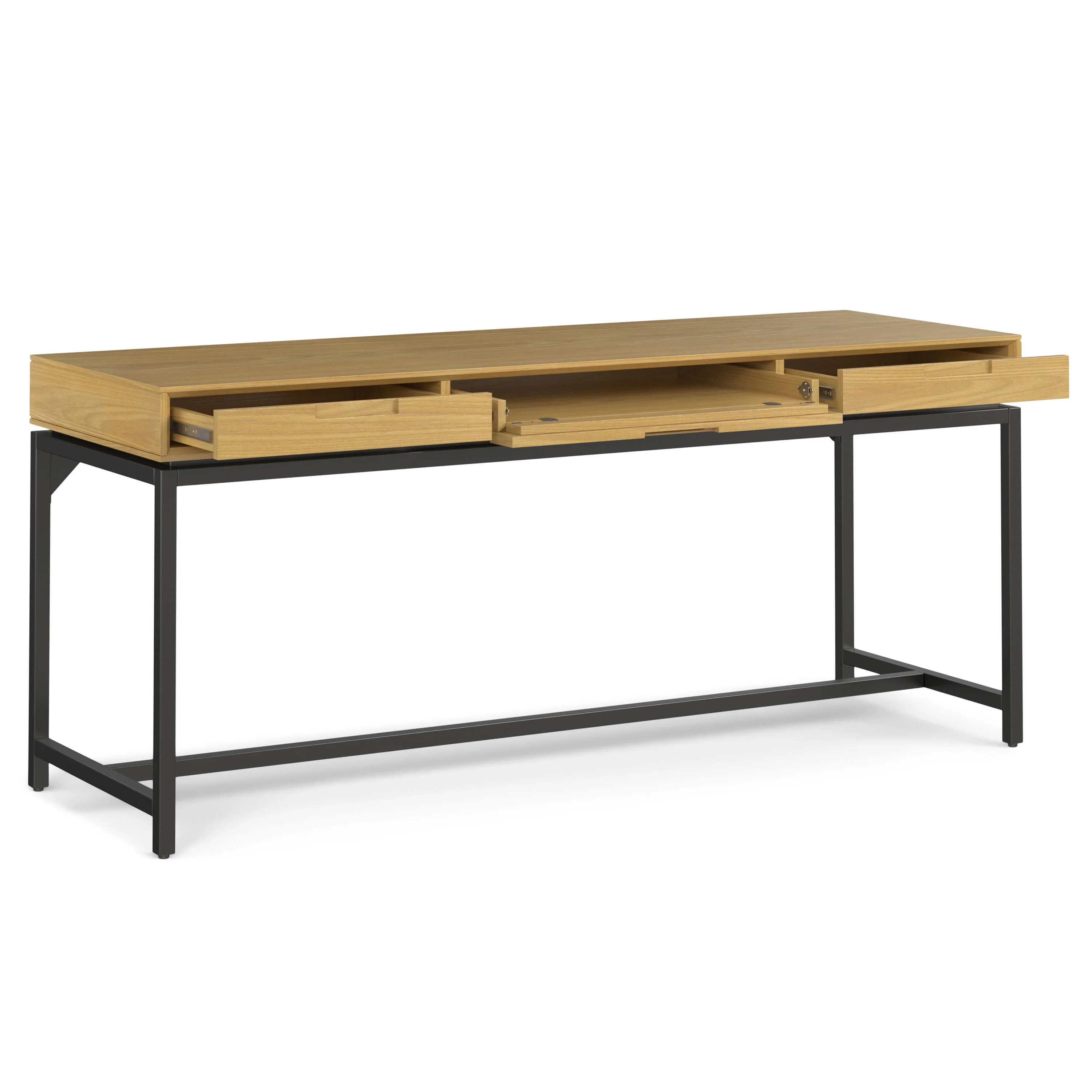 Banting - Mid Century Handcrafted Wide Desk - Image 6