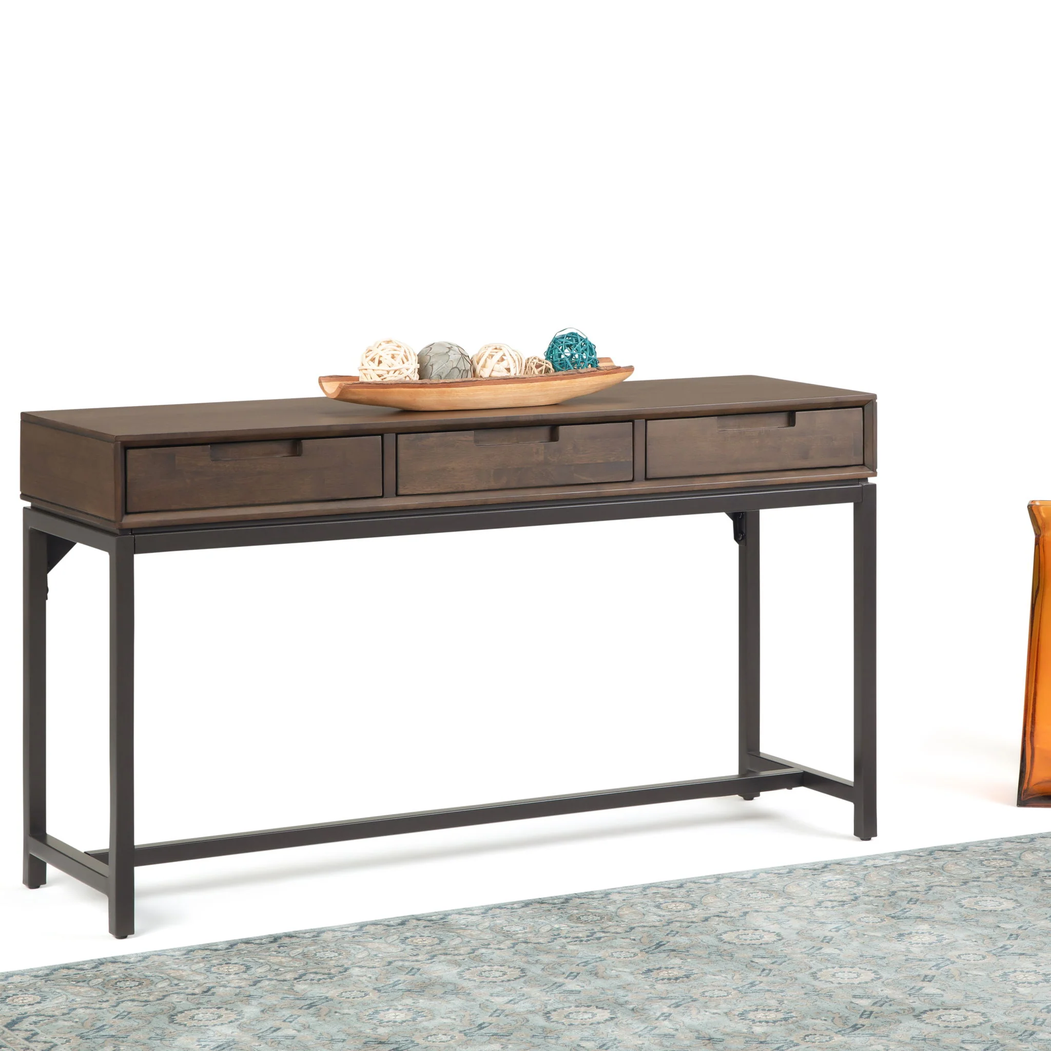 Banting - Wide Console Table - Walnut Brown - Image 5