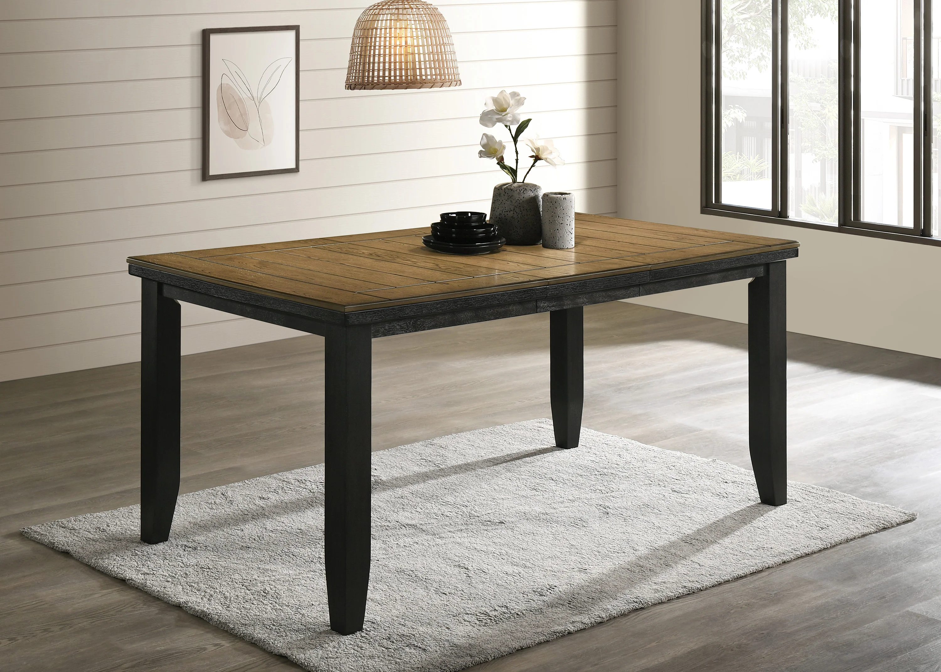 Bardstown Counter Height Table Wheat Charcoal - Image 4
