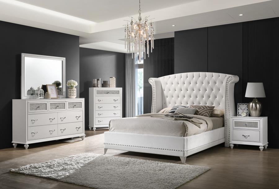 Barzini - Upholstered Tufted Bedroom Set - Image 2