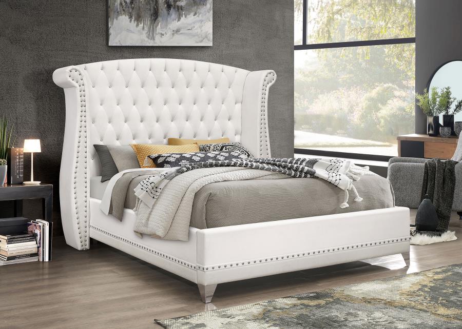 Barzini - Upholstered Wingback Bed - Image 12