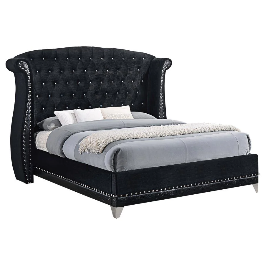 Barzini - Upholstered Wingback Bed - Image 2