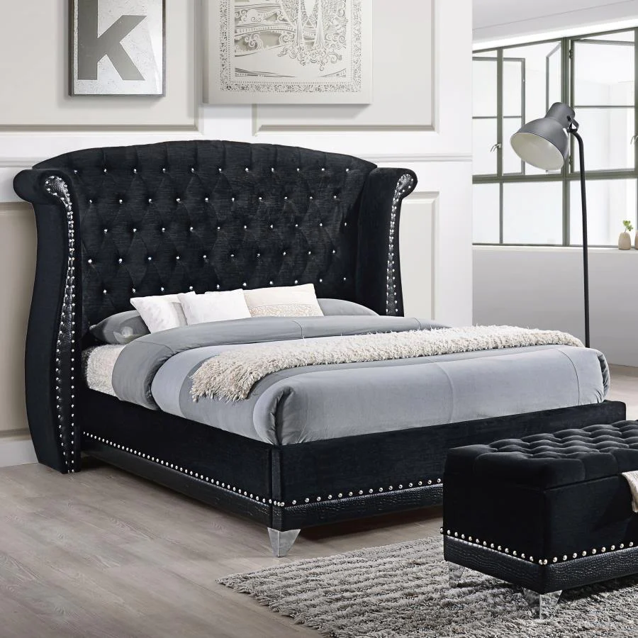 Barzini - Upholstered Wingback Bed - Image 7