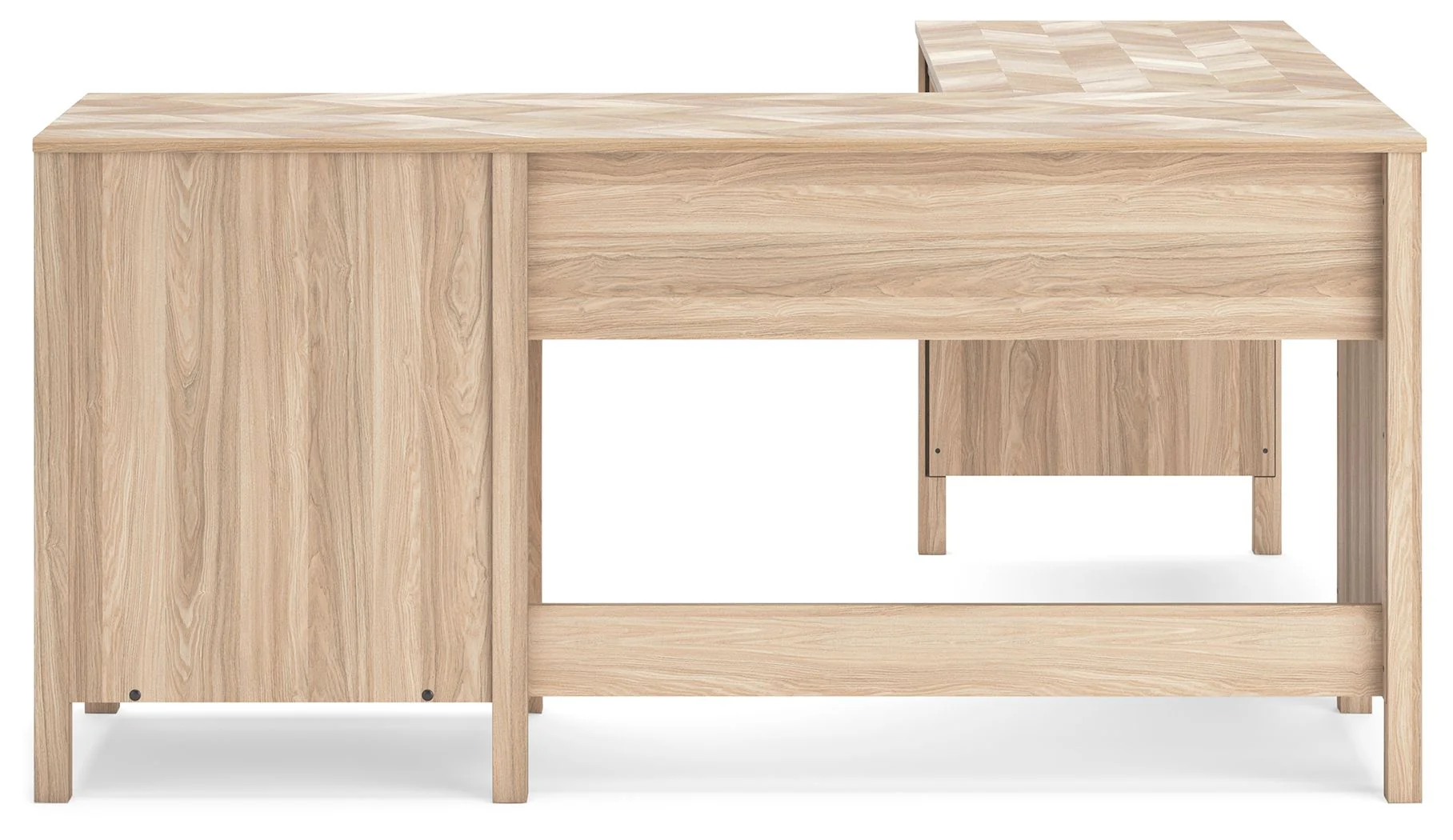 Battelle - 60" Home Office Desk With Return - Tan - Image 2