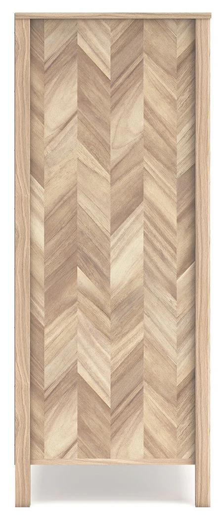 Battelle - Five Drawer Chest - Tan - Image 8