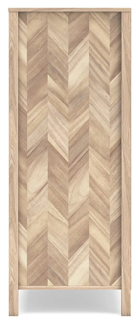Battelle - Five Drawer Chest - Tan - Image 9