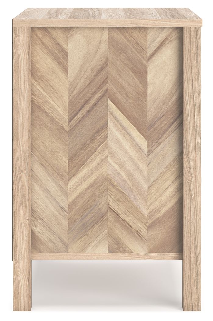 Battelle - Two Drawer Night Stand - Tan - Image 10
