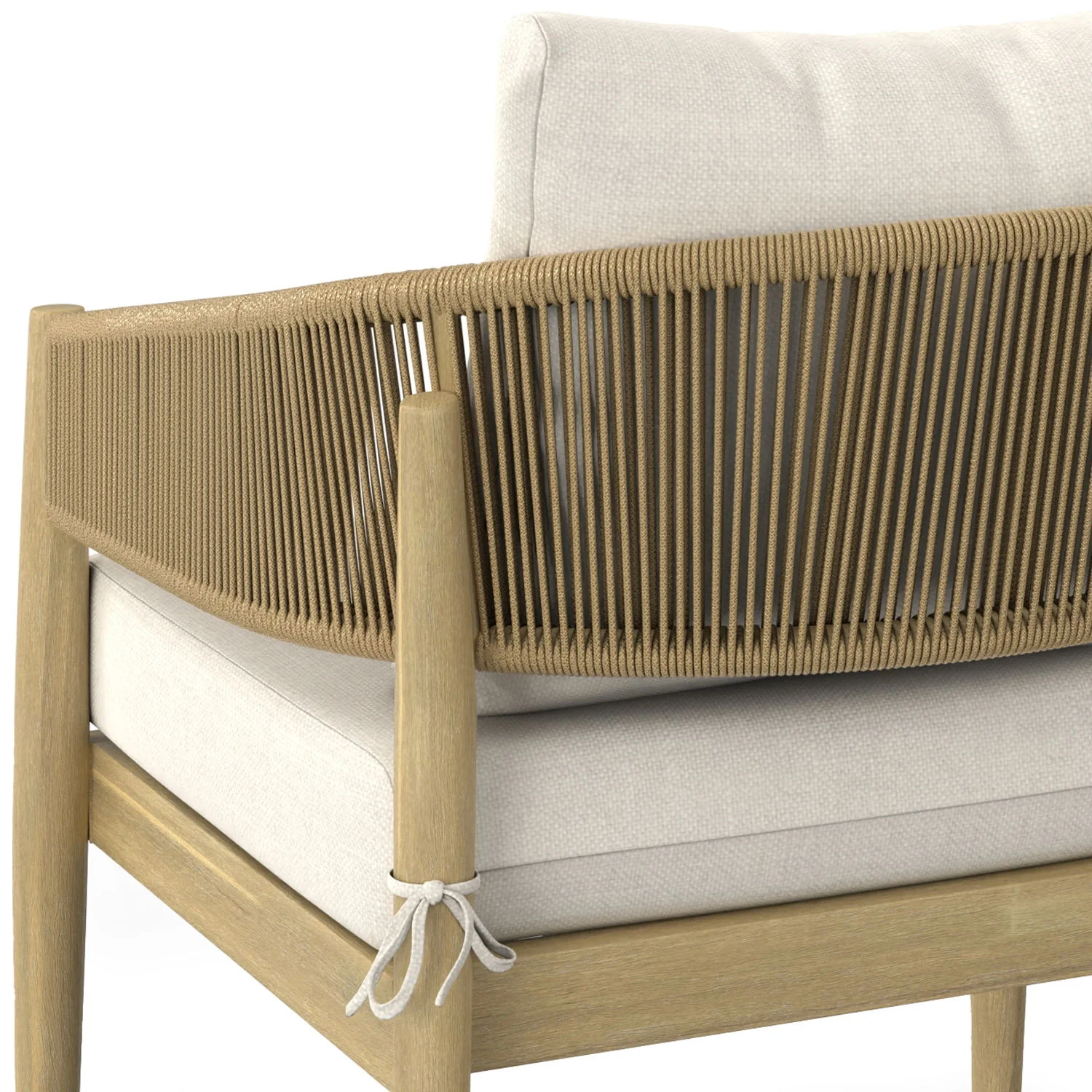 Bayshore - Outdoor Conversation Chair (Set of 2) - Natural - Image 4
