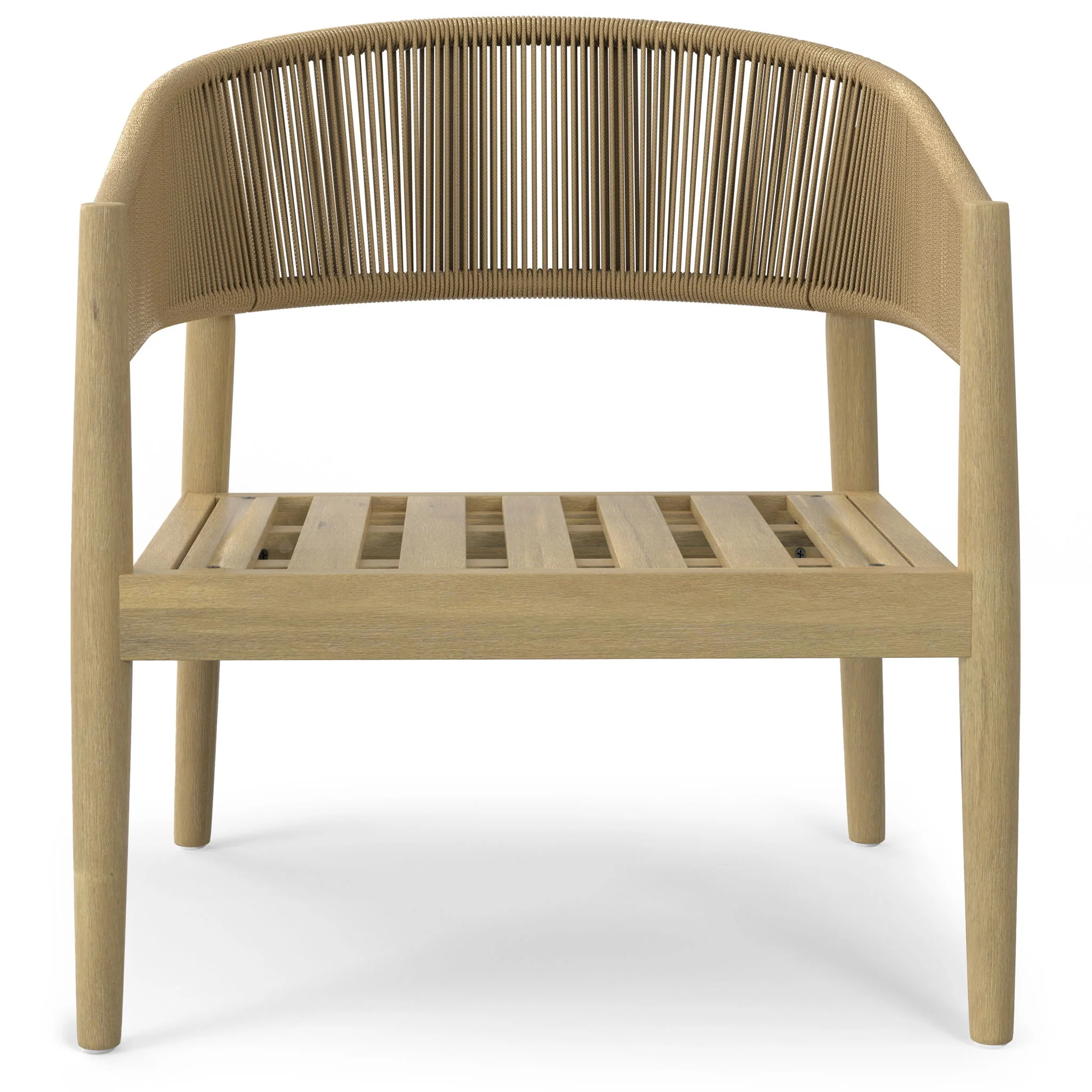 Bayshore - Outdoor Conversation Chair (Set of 2) - Natural - Image 6