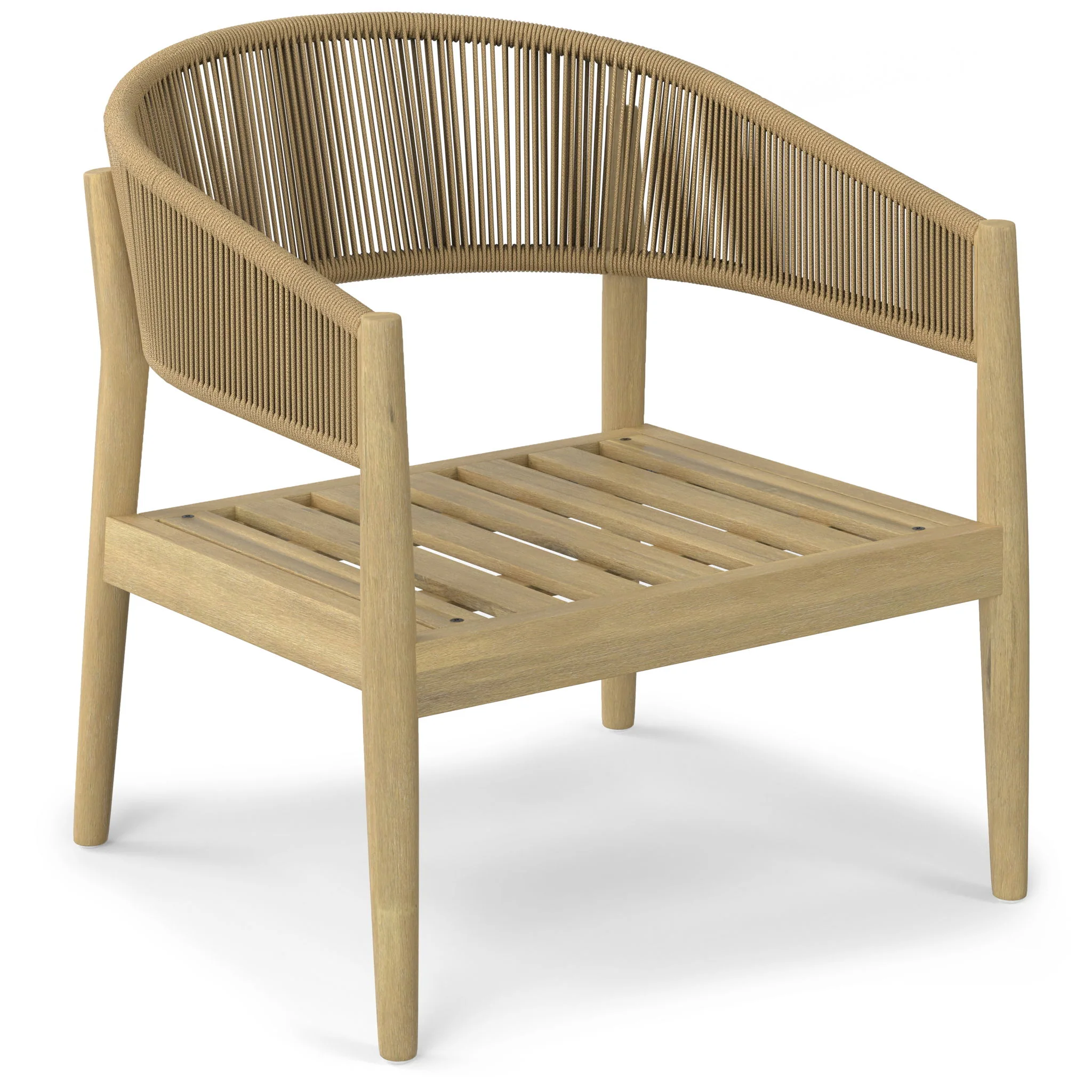 Bayshore - Outdoor Conversation Chair (Set of 2) - Natural - Image 7