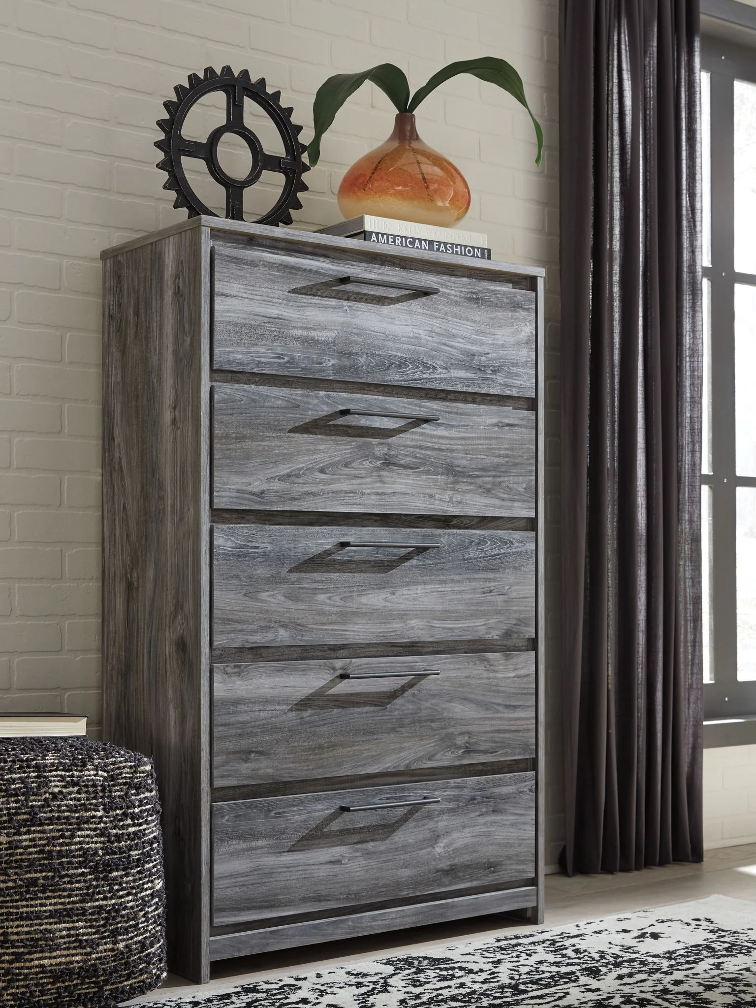 Baystorm - Panel Bedroom Set - Gray - Image 9
