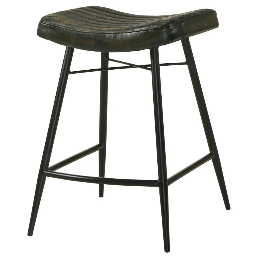 Bayu - Leather Upholstered Counter Stool (Set of 2) - Image 10