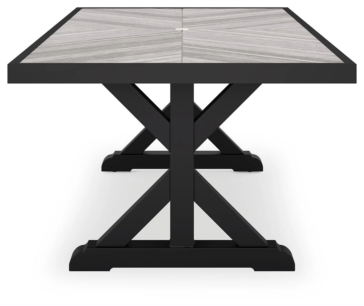 Beachcroft - Rect Dining Table W/Umb Opt - Image 5