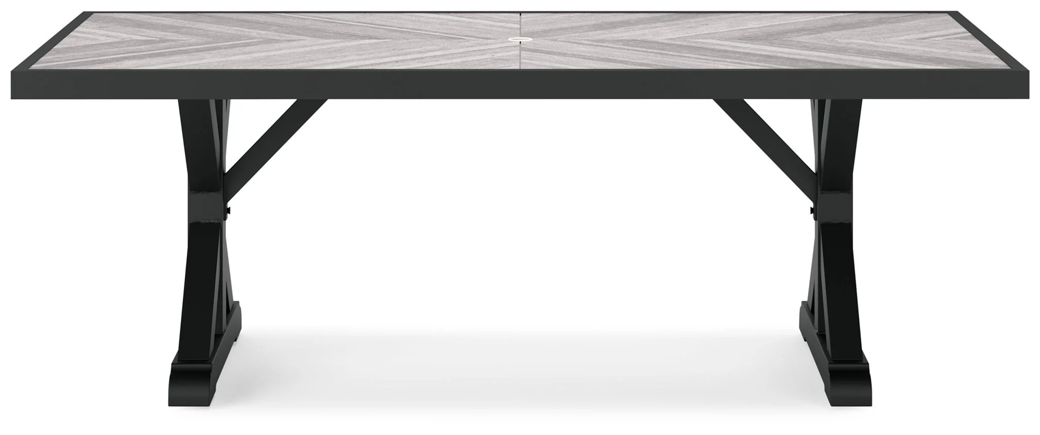 Beachcroft - Rect Dining Table W/Umb Opt - Image 8