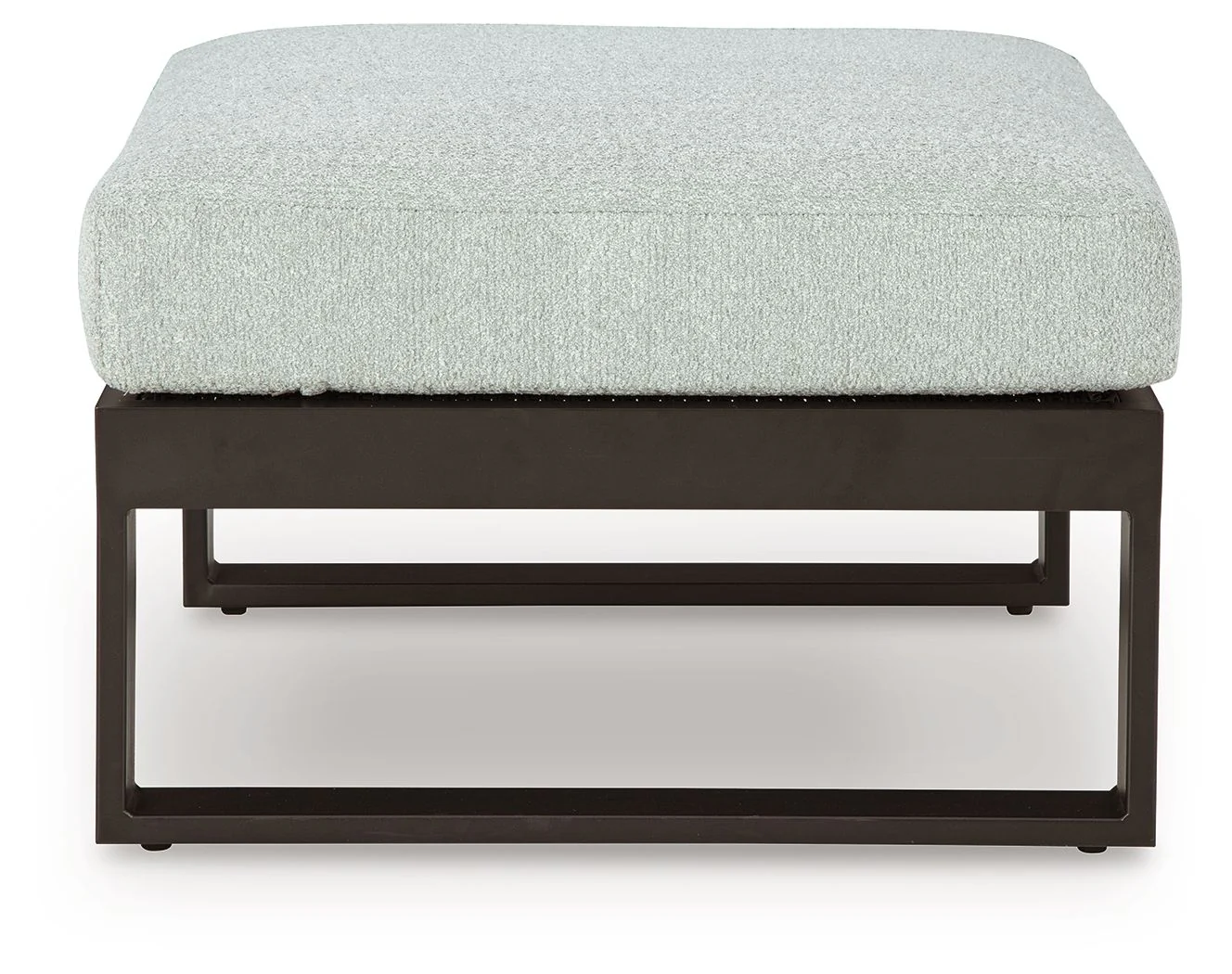 Beachloft - Ottoman With Cushion - Black / Gray - Image 2