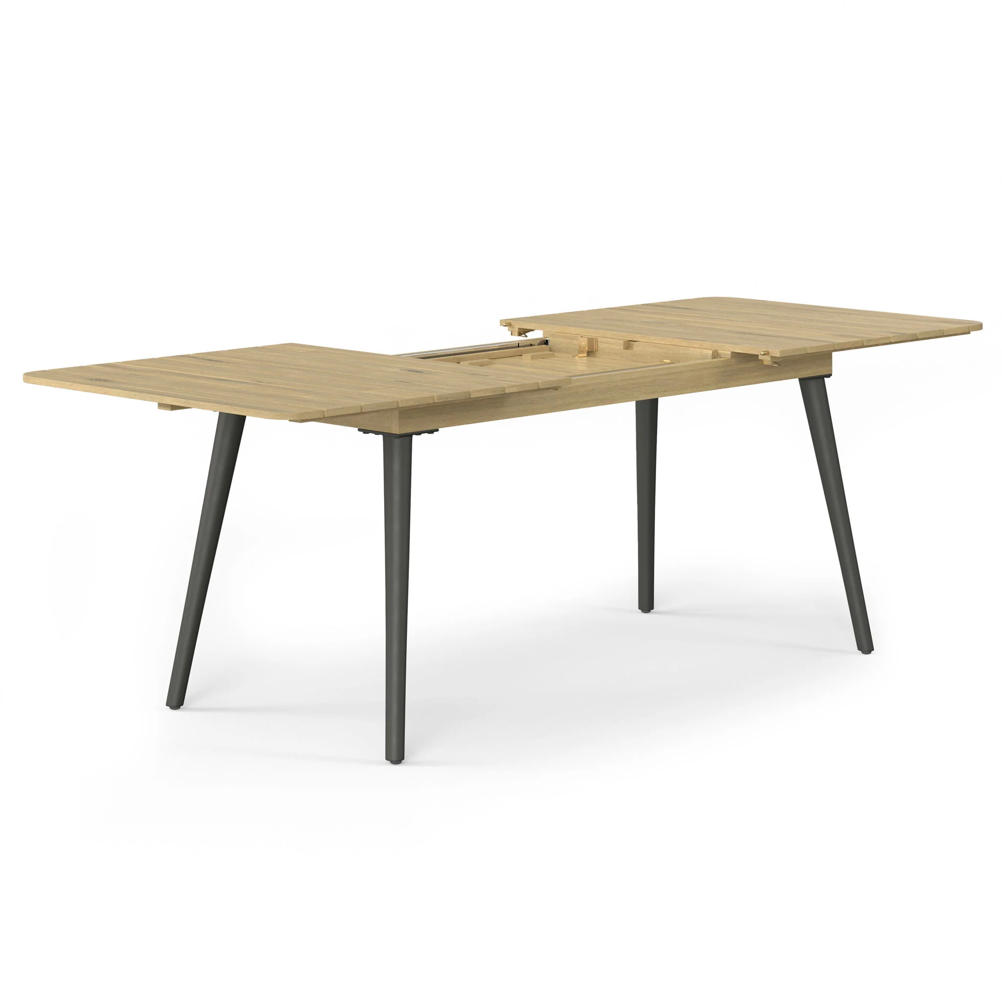 Beachside - Outdoor Extendable Dining Table - Light Teak - Image 4