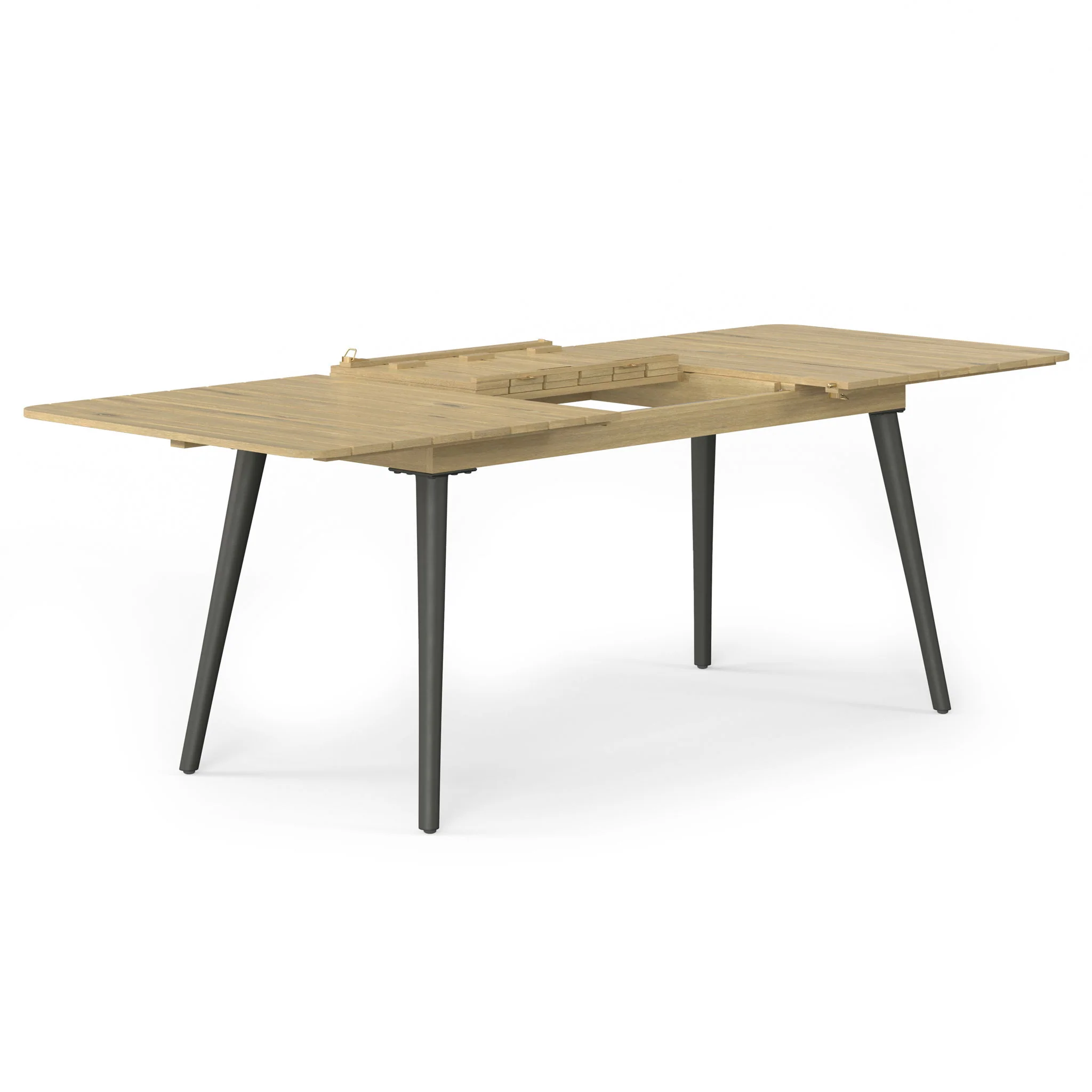 Beachside - Outdoor Extendable Dining Table - Light Teak - Image 5