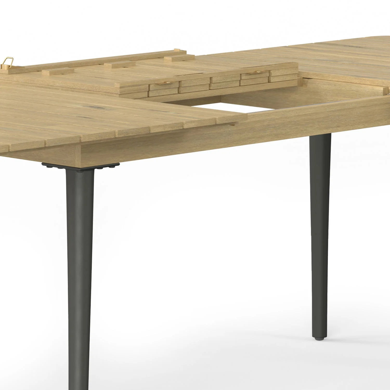 Beachside - Outdoor Extendable Dining Table - Light Teak - Image 7