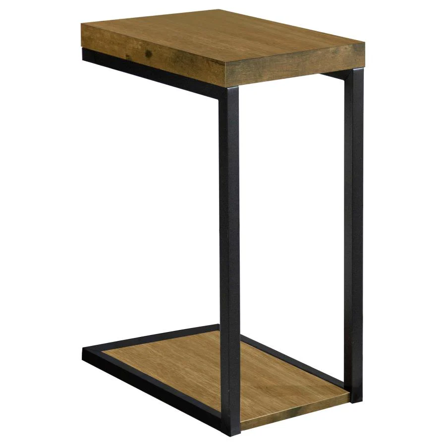 Beck - Engineered Wood C-Shape Sofa Side Table - Image 2