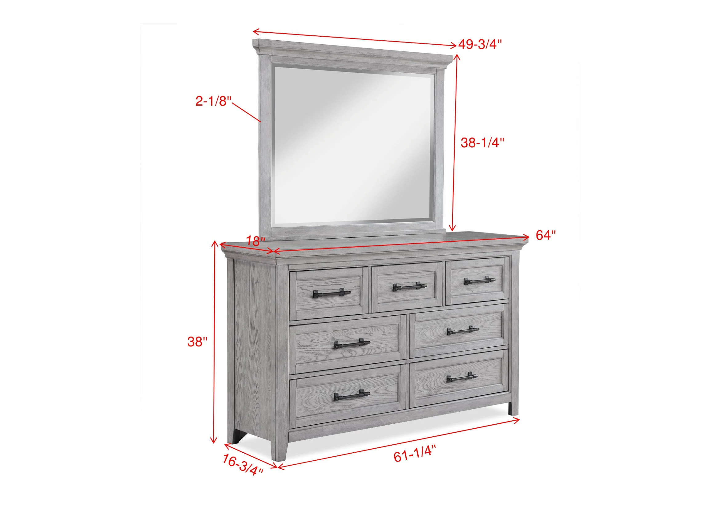 Beckett Dresser Mirror - Image 2