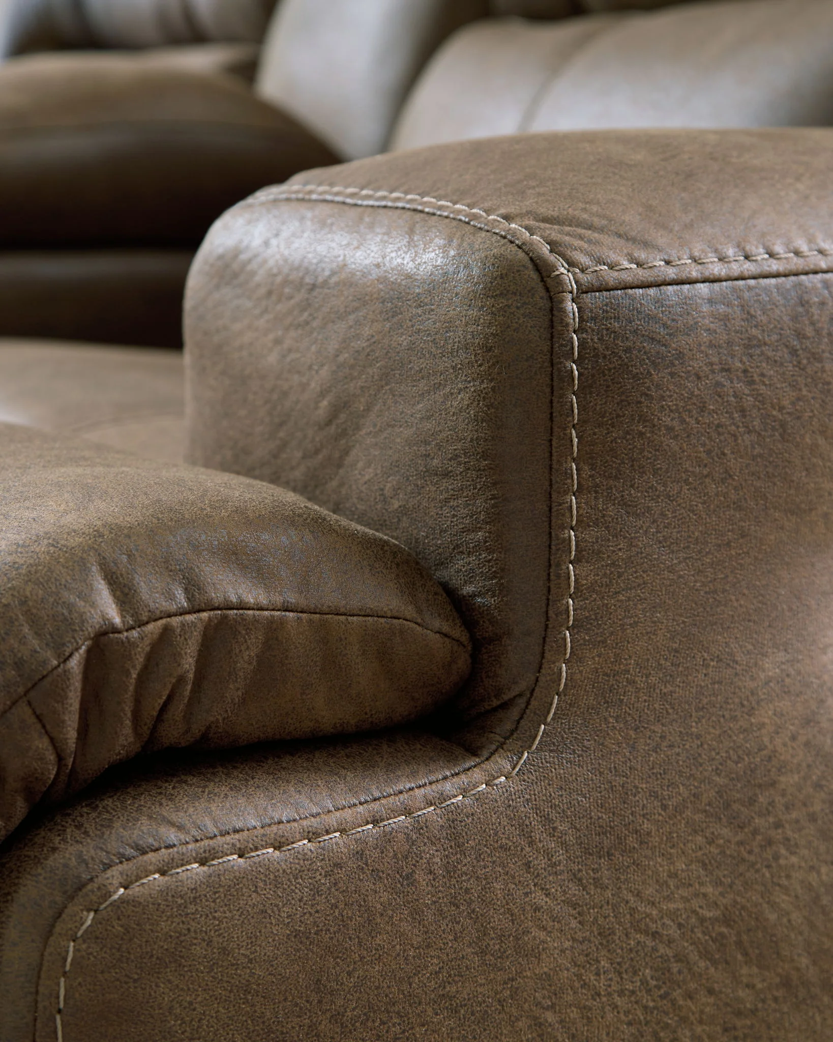 Beckley Place - 2 Seat Power Reclining Sofa With Adjustable Headrest - Earth - Image 6