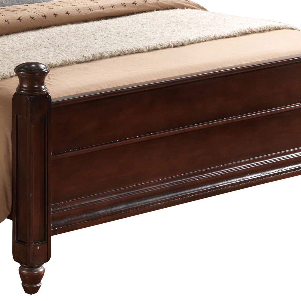 Bed Hand Carved Traditional - Image 2