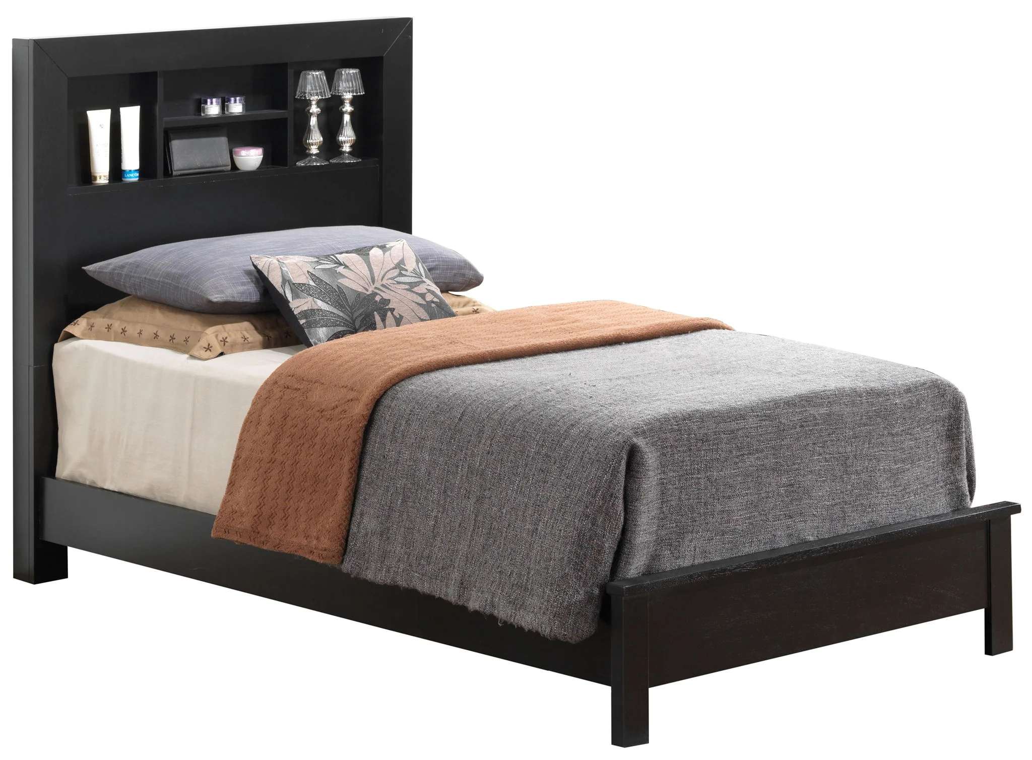 Bed With Transitional Design Stylish - Image 4