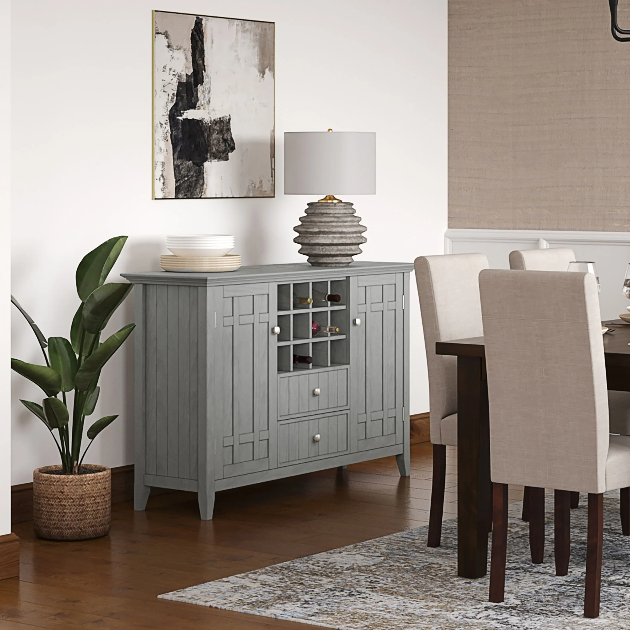 Bedford - Sideboard Buffet And Wine Rack - Image 41