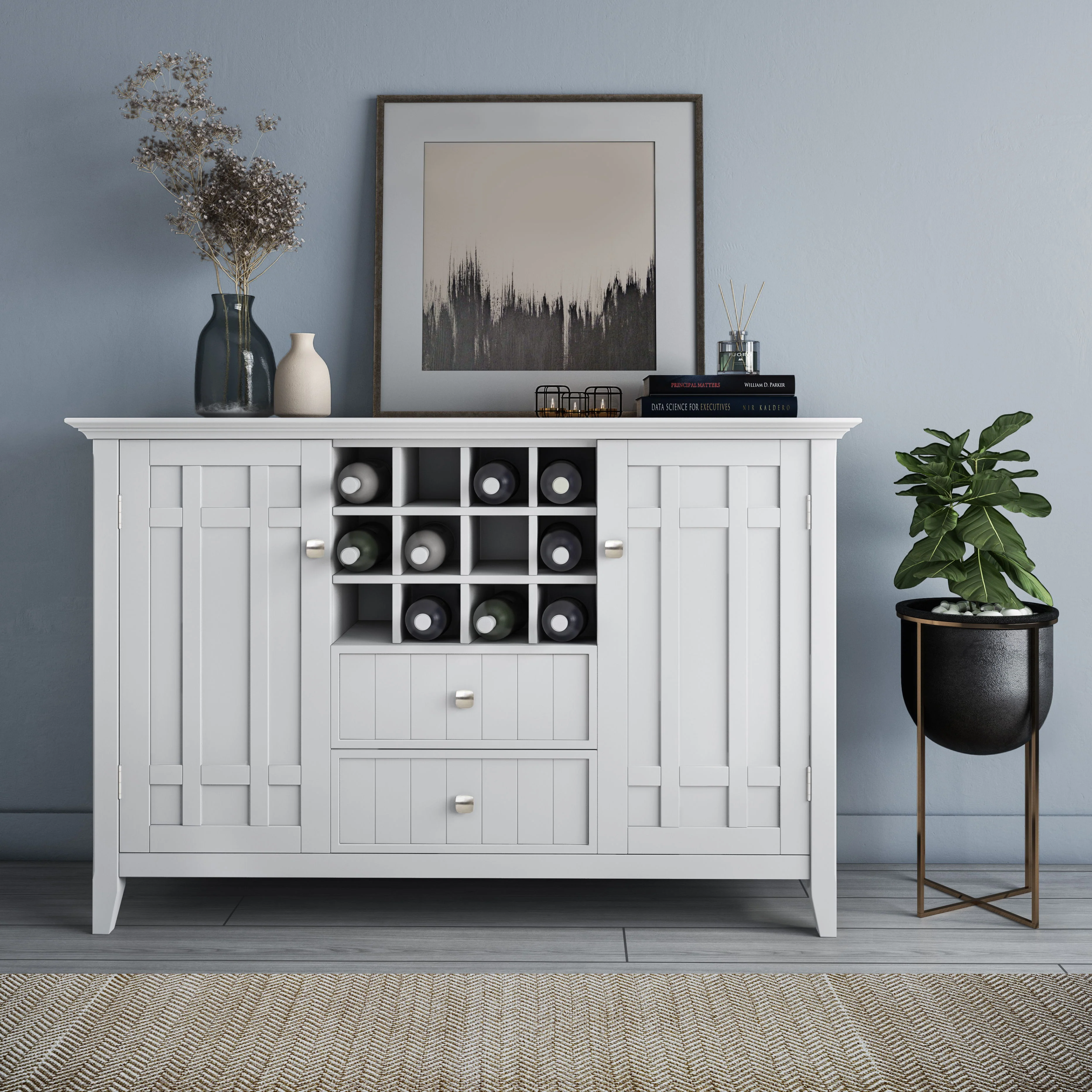 Bedford - Sideboard Buffet And Wine Rack - Image 48