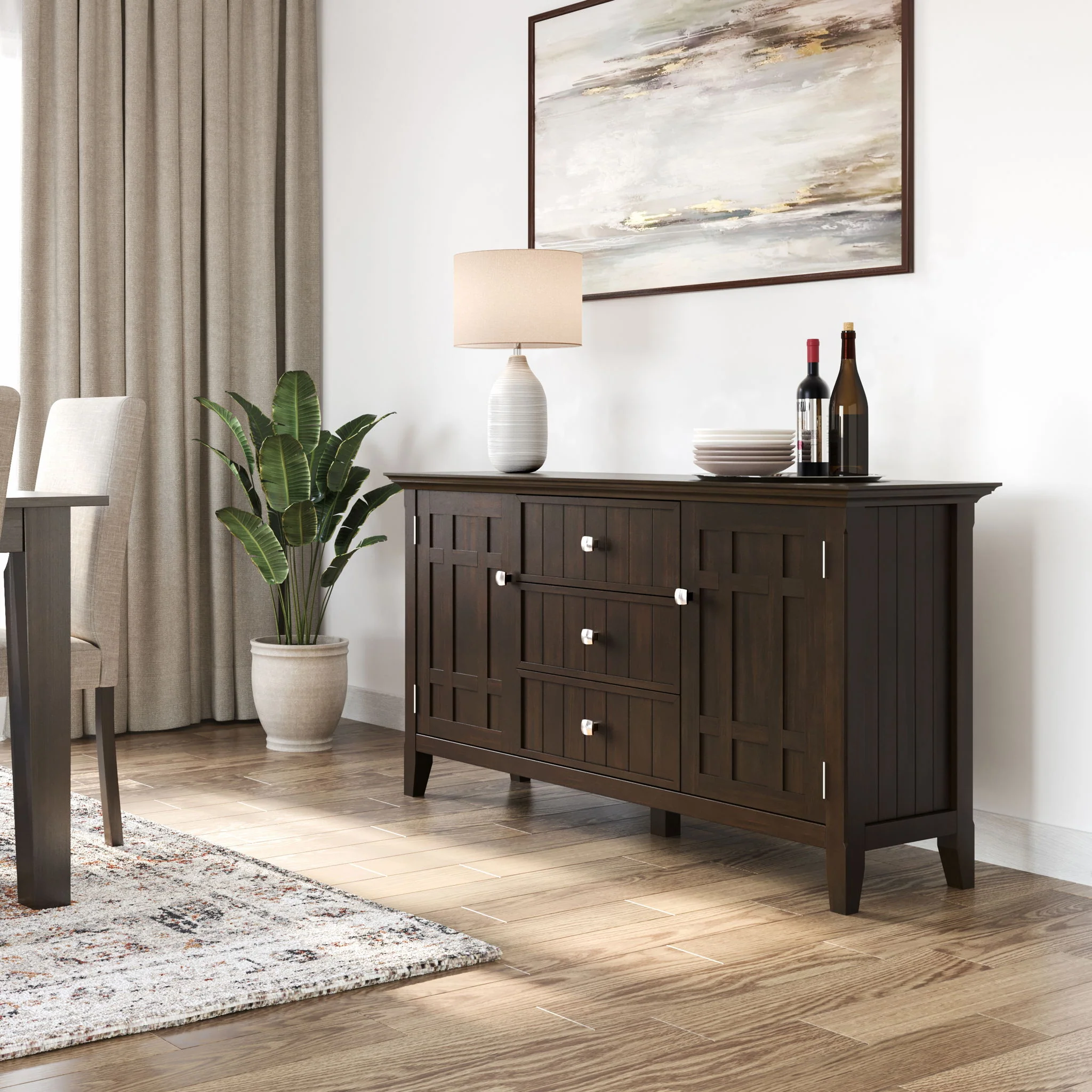 Bedford - Sideboard Buffet - Dark Tobacco Brown - Image 8