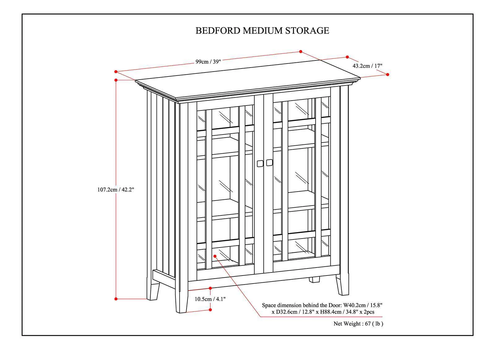 Bedford - Storage Media Cabinet - Image 29