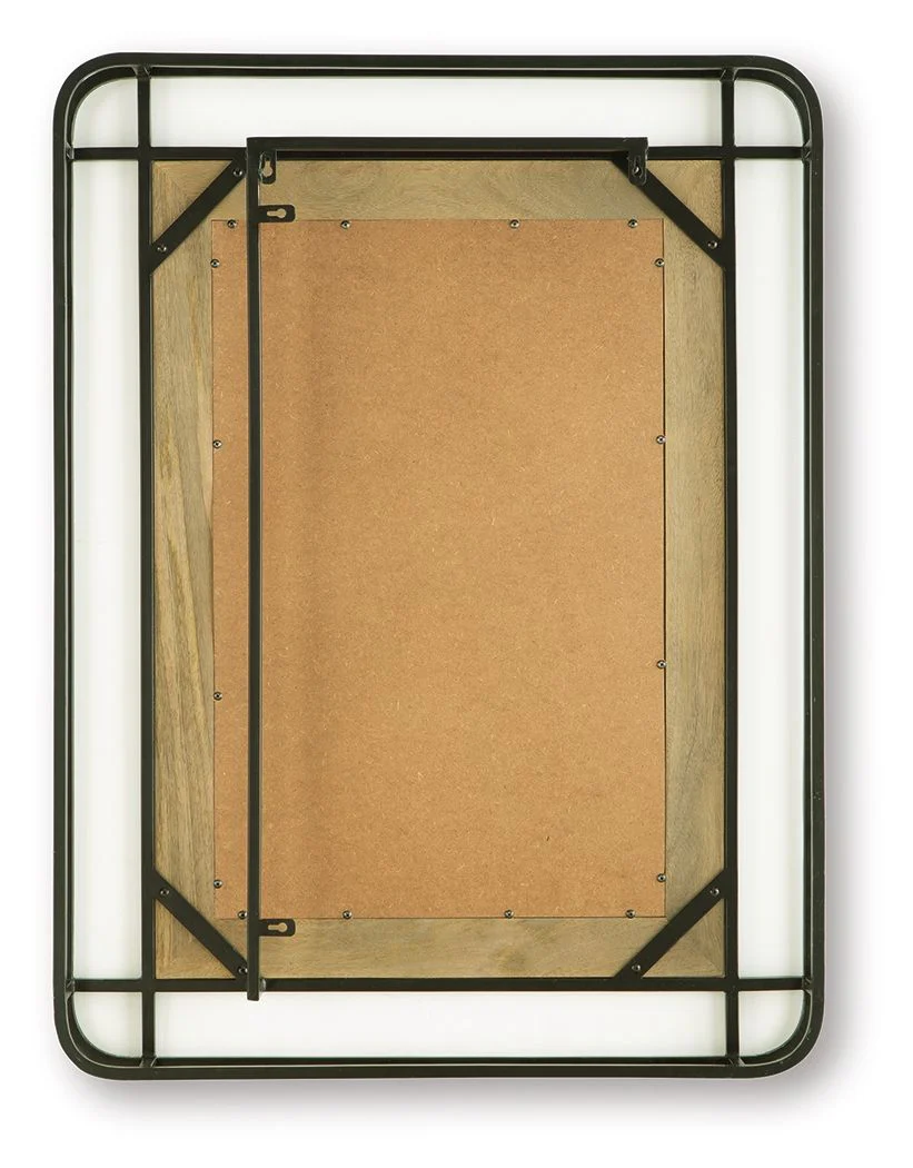 Beelman - Accent Mirror - Black / Brown - Image 6