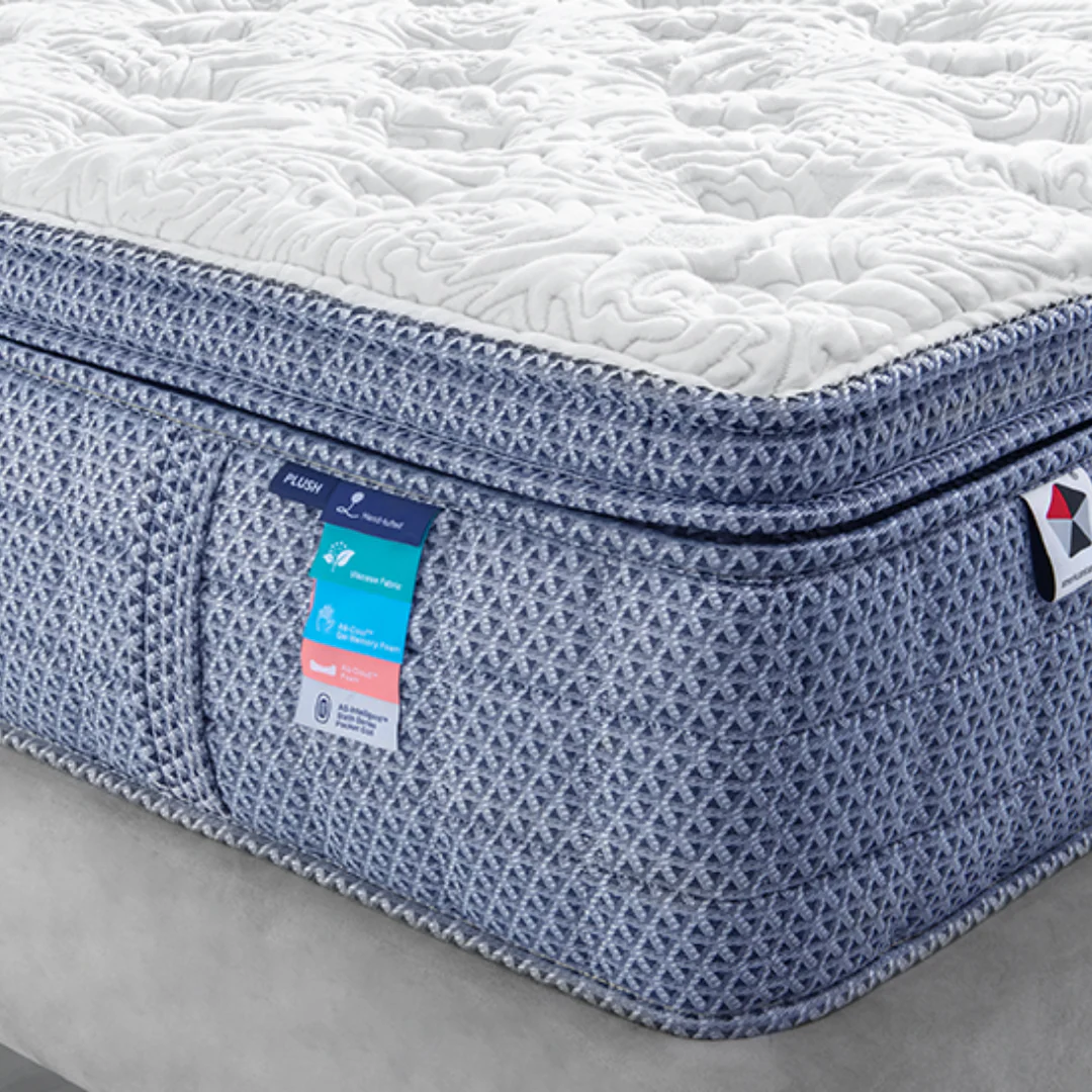 Darlene Box Top 14" Plush Pocket Coil Mattress - Image 4