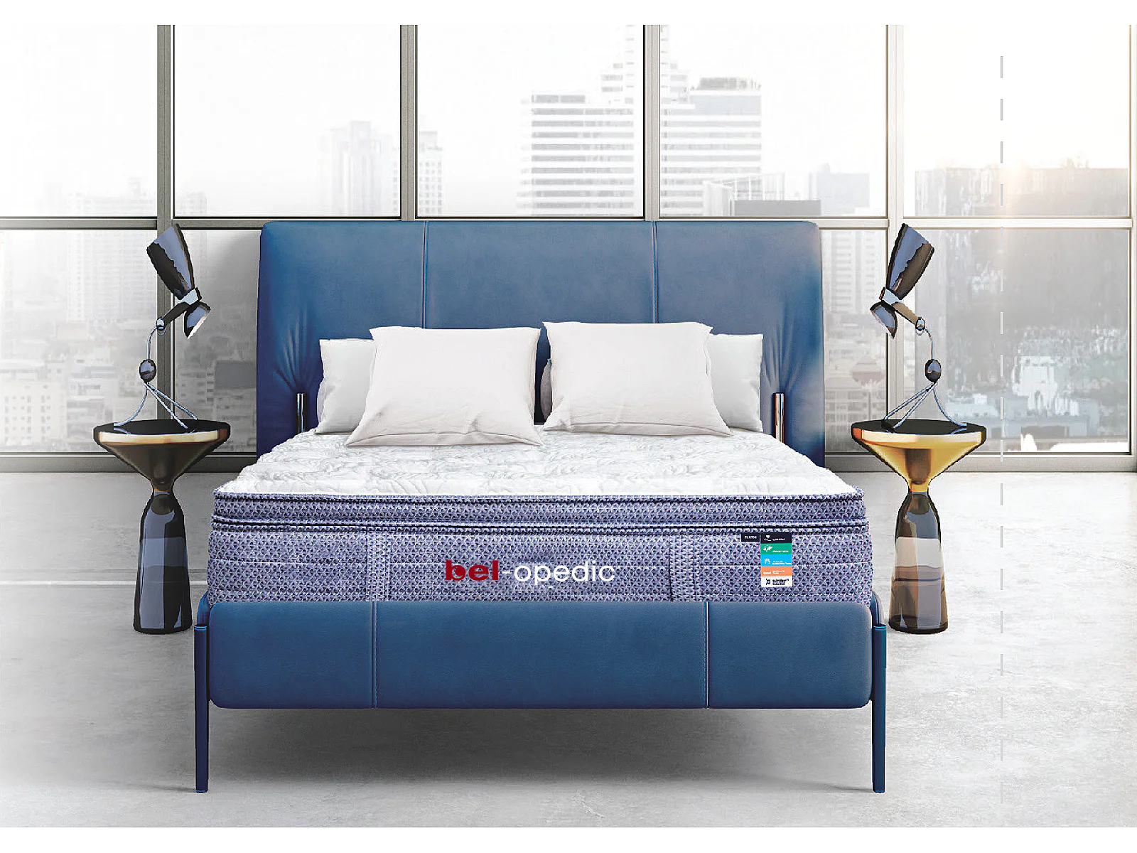 Darlene Box Top 14" Plush Pocket Coil Mattress - Image 9